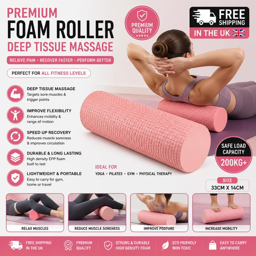 Long foam roller - foam,
