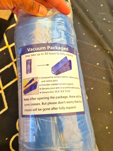 Blue foam roller - blue, vacuum