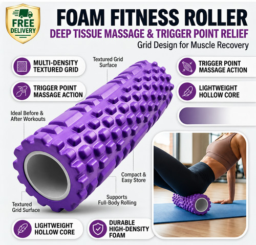 Foam fitness roller for deep - for,