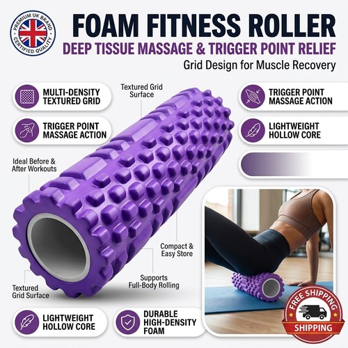 Foam fitness roller - roller, for