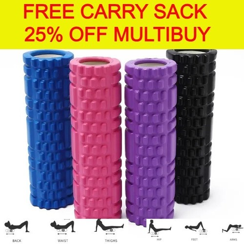 Foam fitness roller for deep - foam,