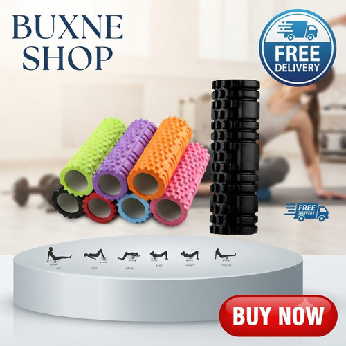 Foam roller massage - roller, grid