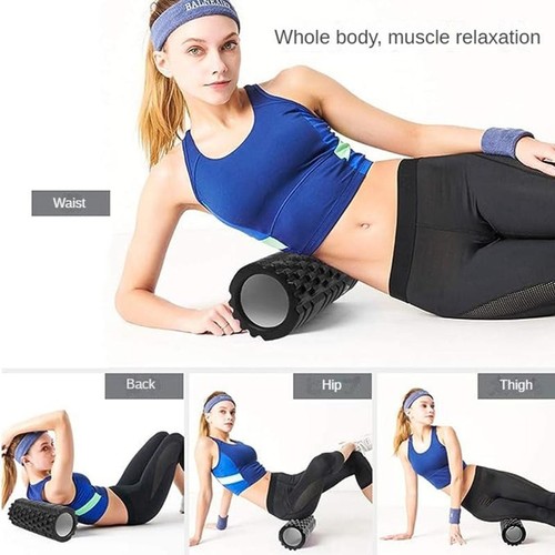 Foam fitness roller for deep - foam,