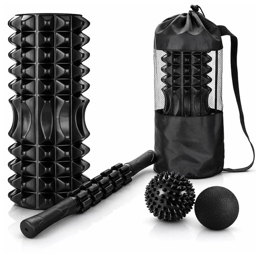 Deep tissue foam roller - 4-in-1,