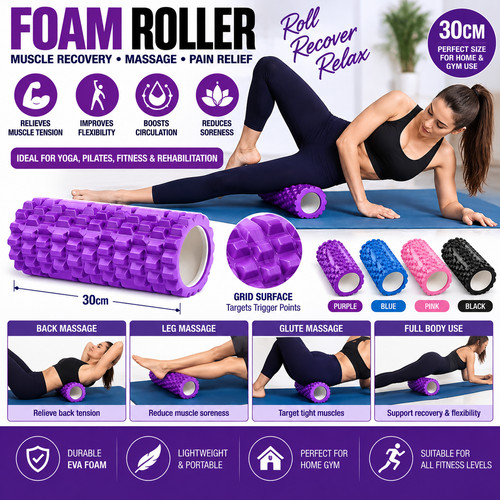 30cm foam roller grid - foam, trigger
